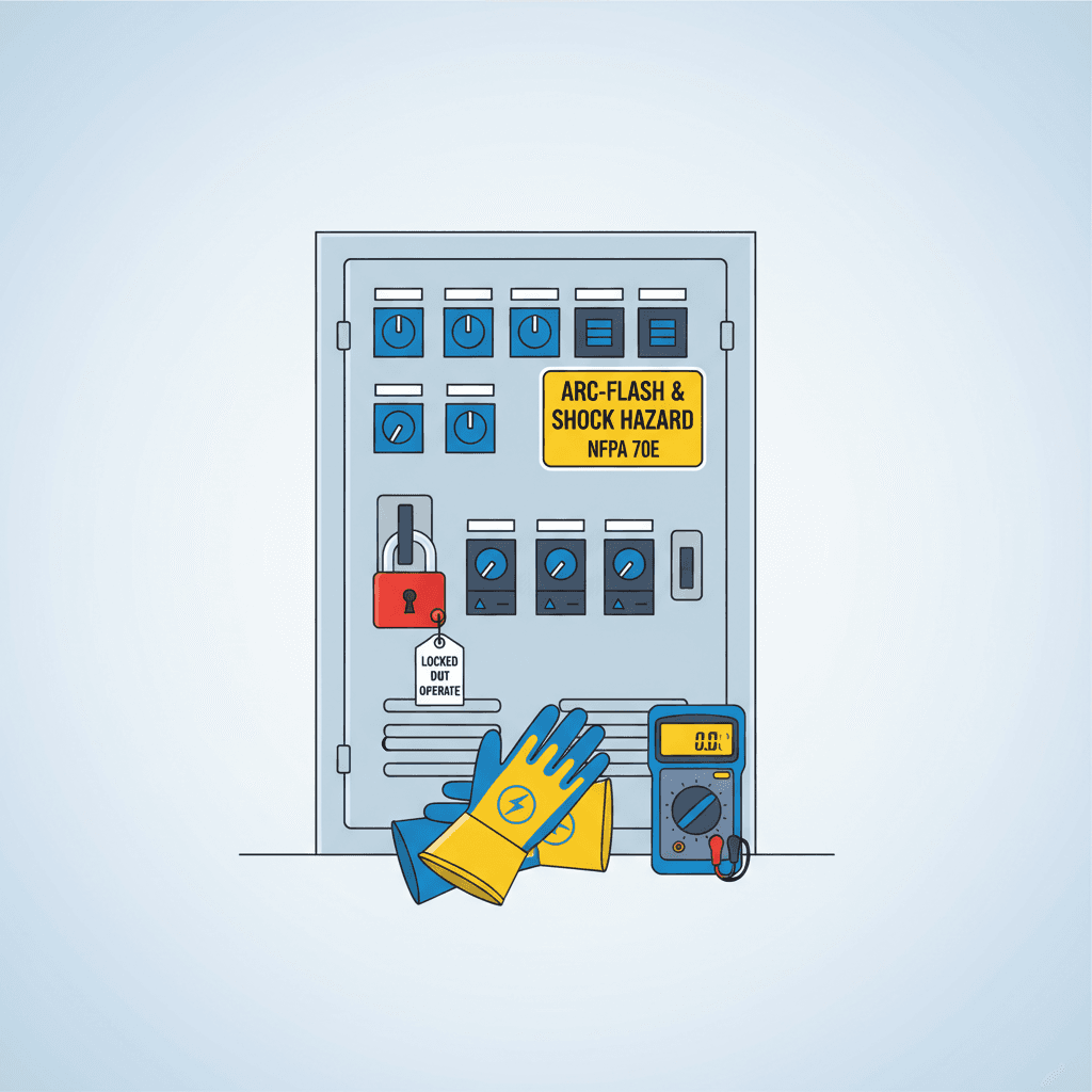 Industrial Electrical Safety per NFPA 70E 2024